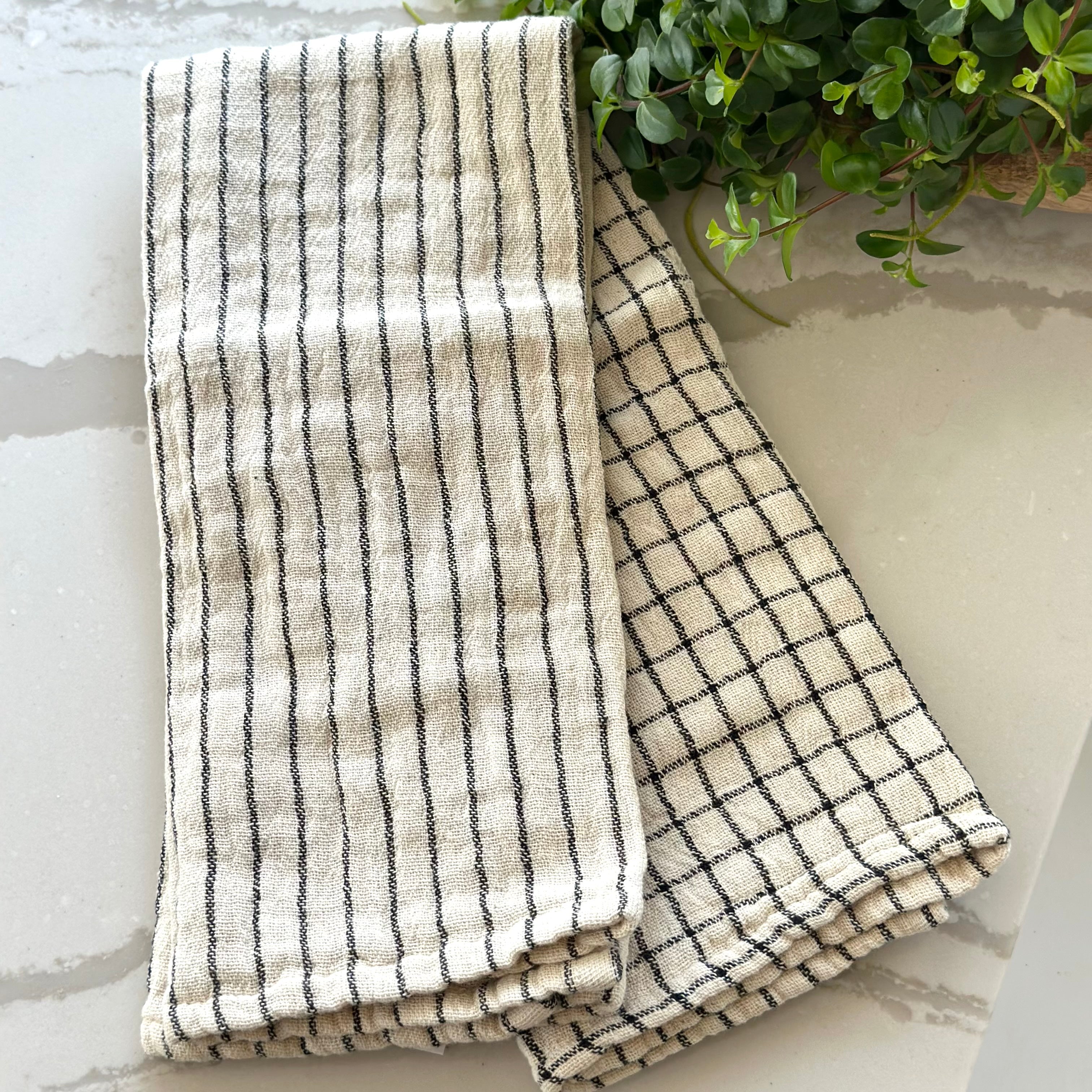 Set of 2 Cotton Tea Towels - Interior Delights