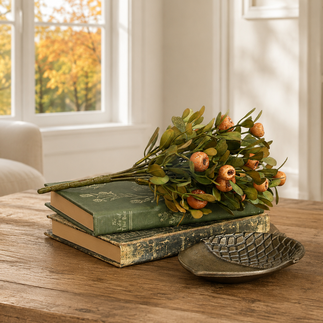 7" Brass Acorn Dish