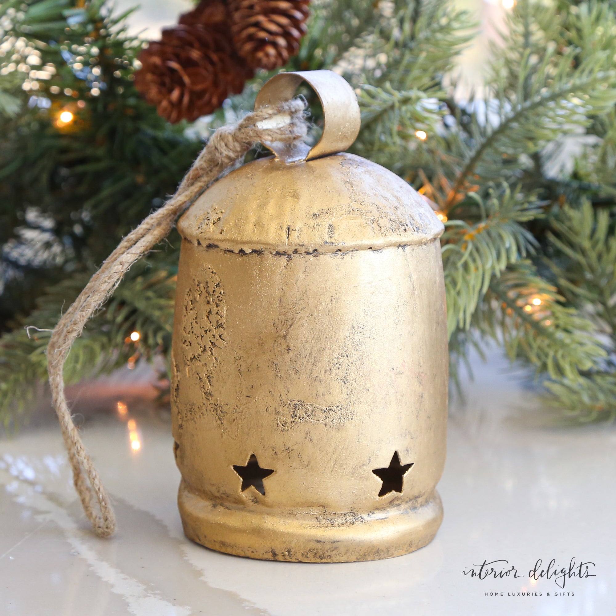 Star Cutout Bells- Set of 2