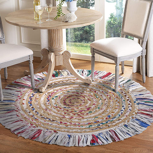 Allison Pastel Rug displayed in a minimalistic bedroom, demonstrating its versatility and charm for indoor spaces.