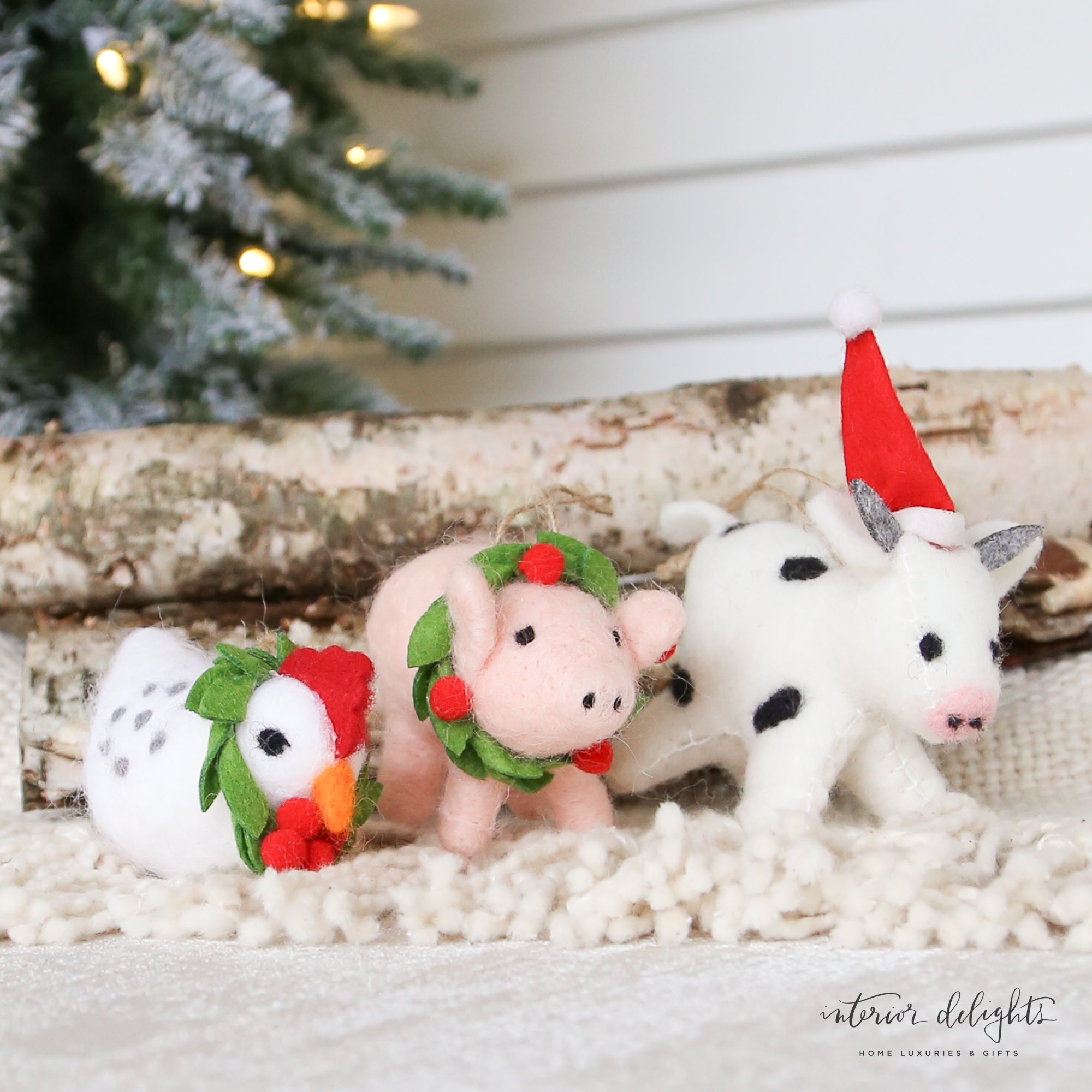 Felt Farm Animal Set