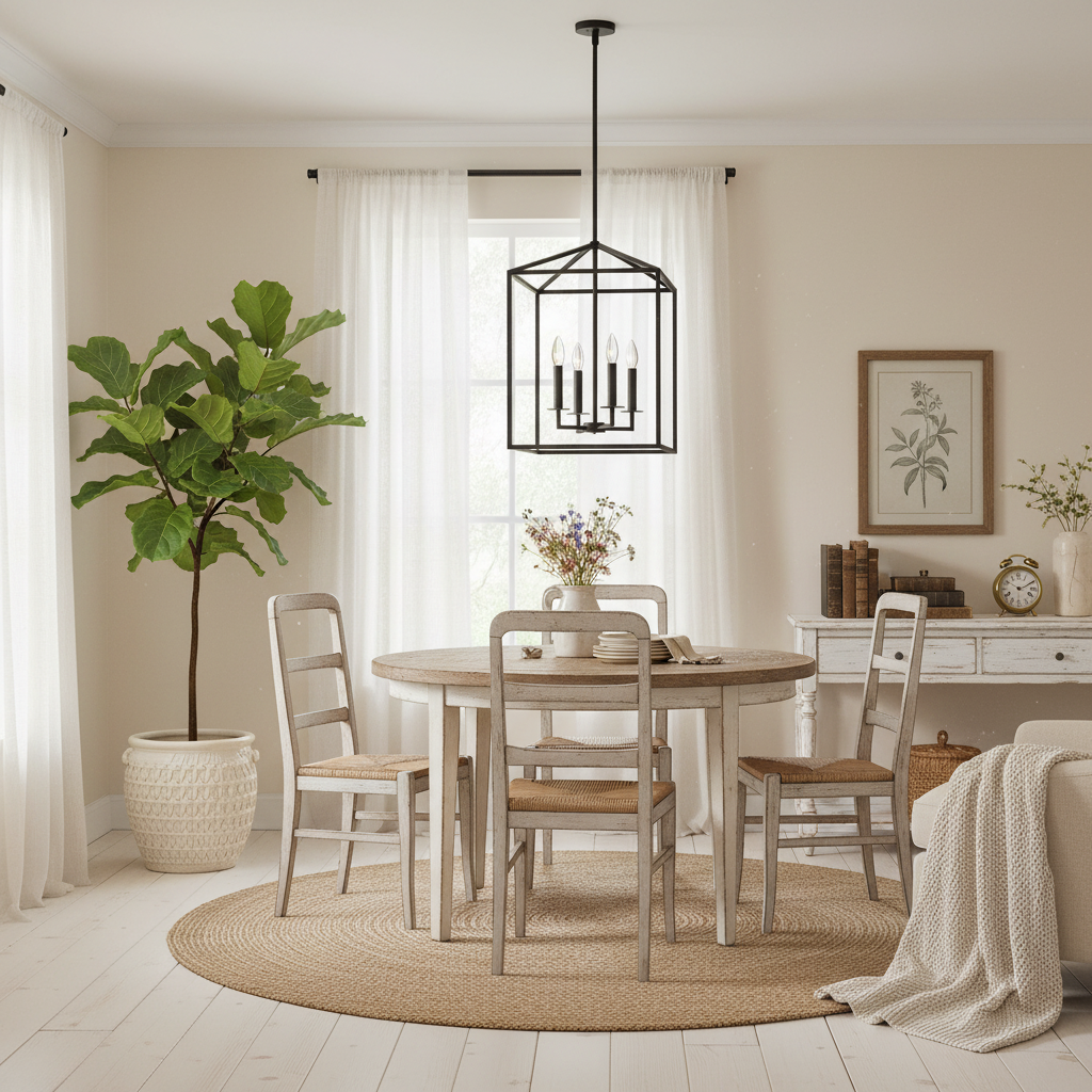 Patrick - 4-Light Medium Lantern Chandelier - (G/V) - Interior Delights