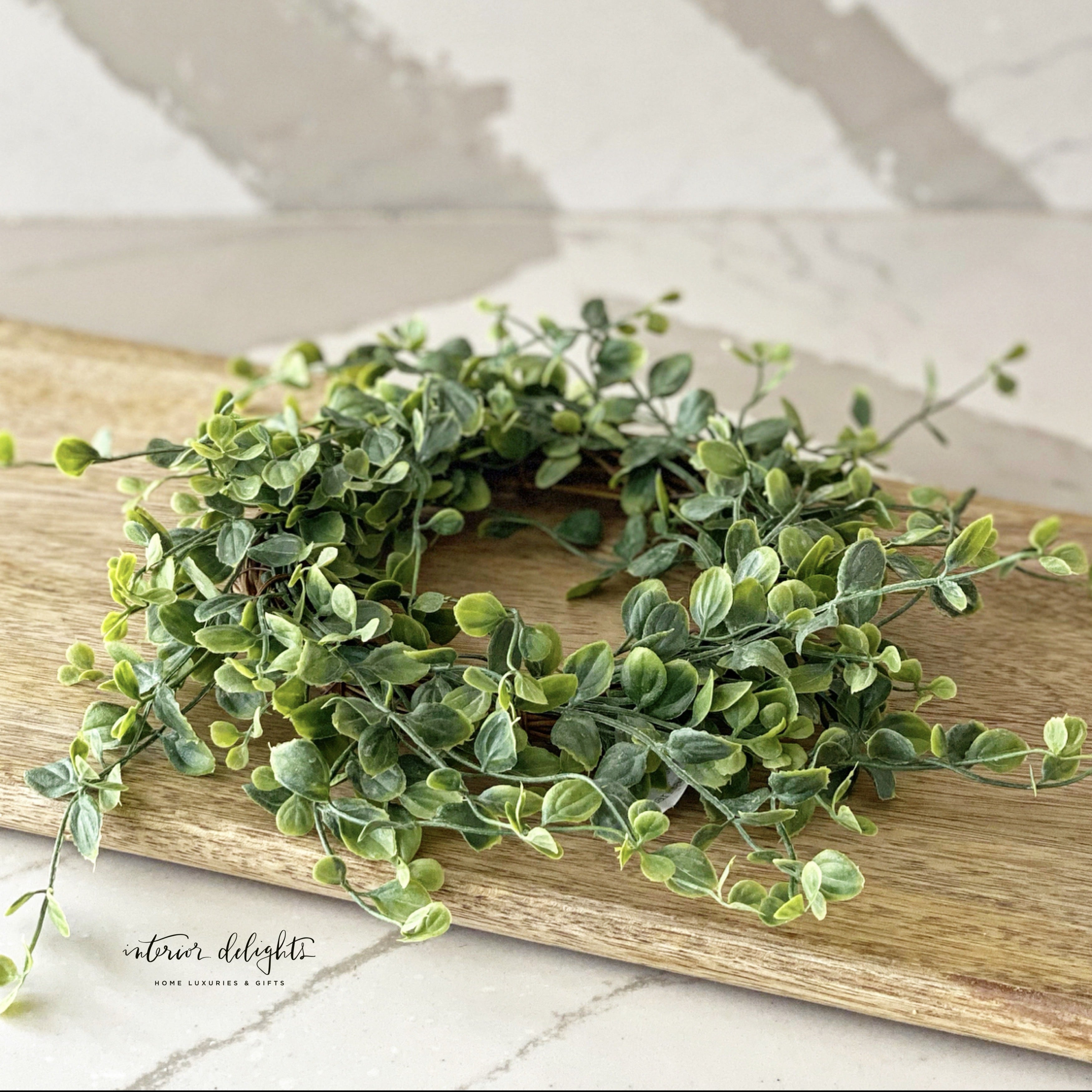 Green Vine Candle Ring - Interior Delights