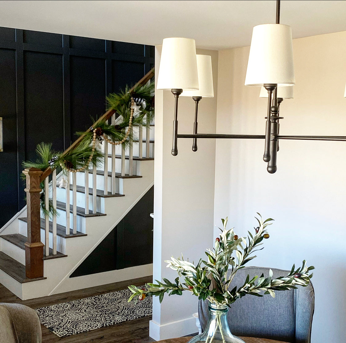 Iron Six Shade Medium Chandelier - Interior Delights
