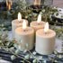 Rechargeable Flameless Votive Candle Set of 4, showcasing elegant design perfect for home decor.