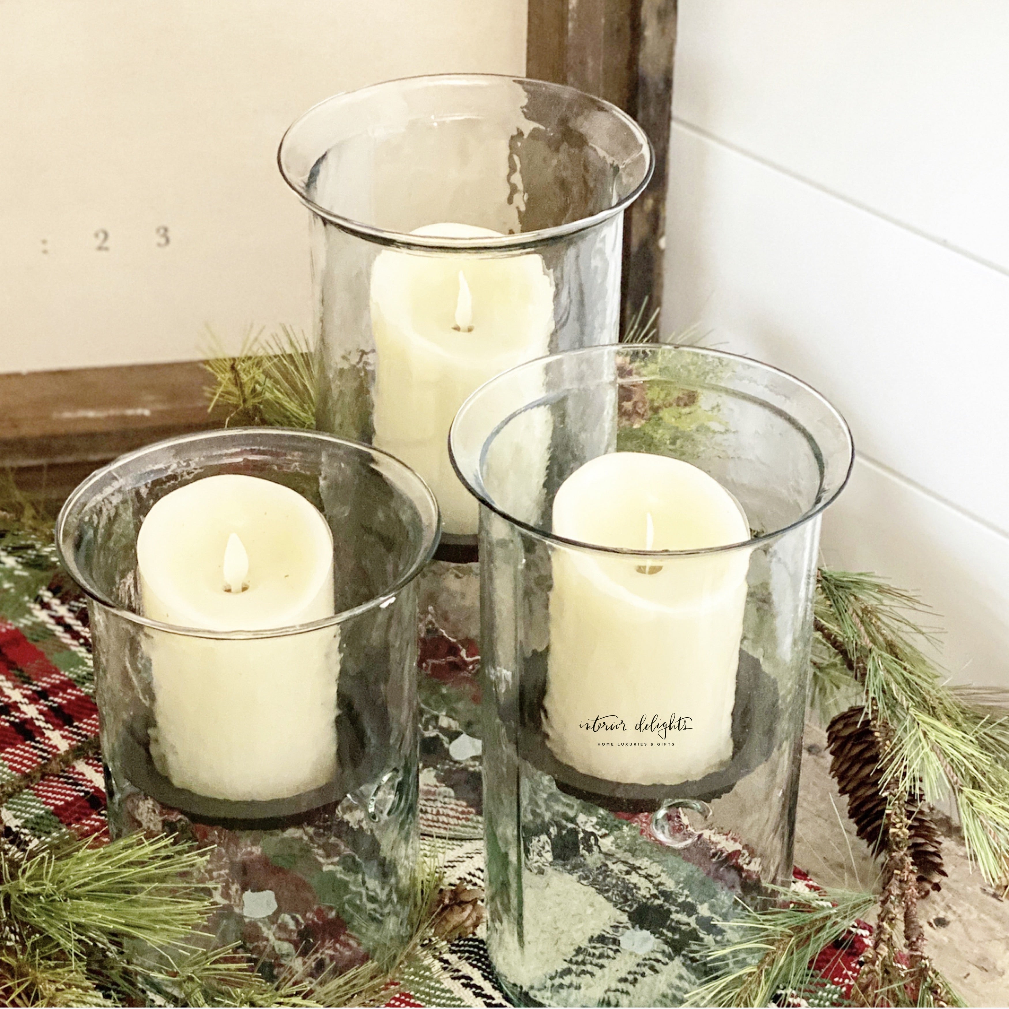 Short size Cylinder Candle Holders showcasing elegant design, compatible with 3.5-inch candles.