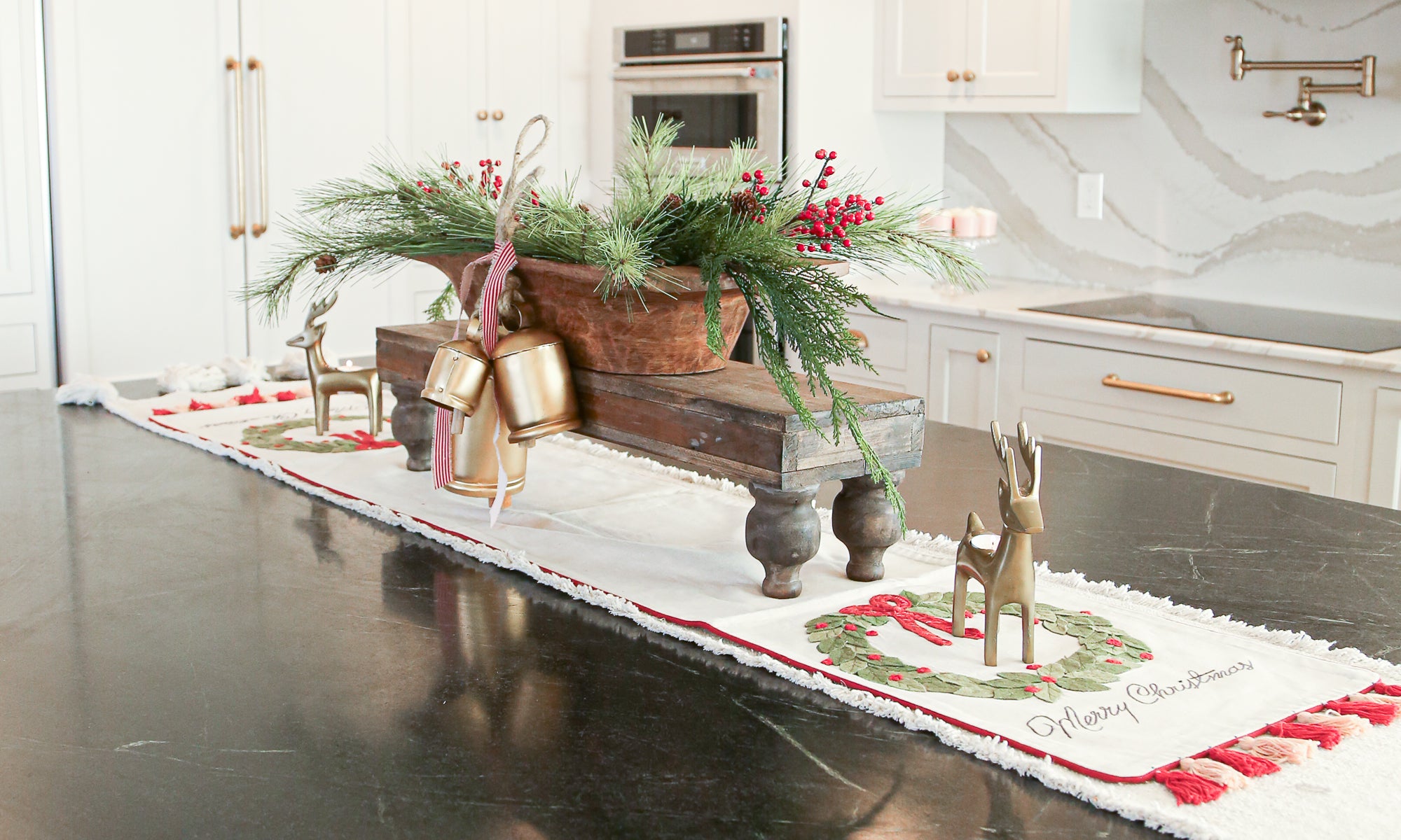 Festive Christmas Centerpiece Display