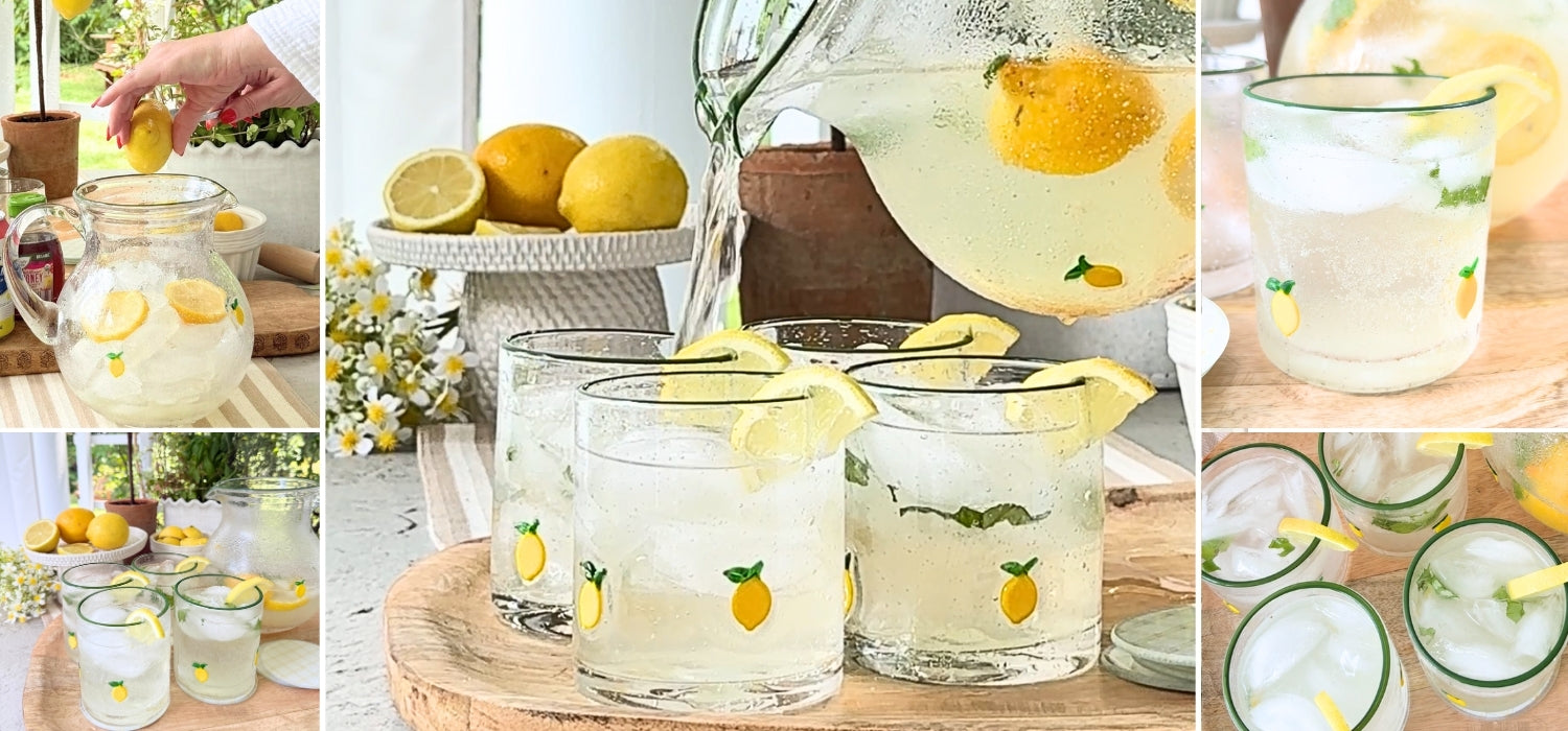 Sparkling Amalfi Lemon & Basil Refresher Recipe