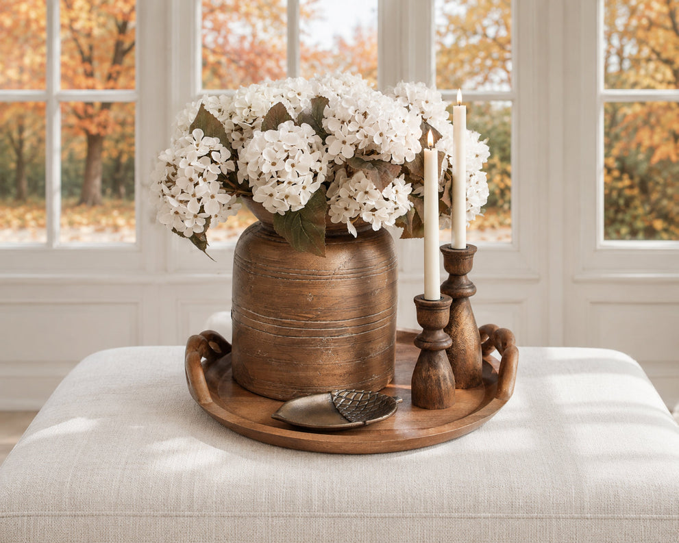 How to Style a Coffee Table Vignette For Fall So It Looks Collected and Cozy, Not Cluttered