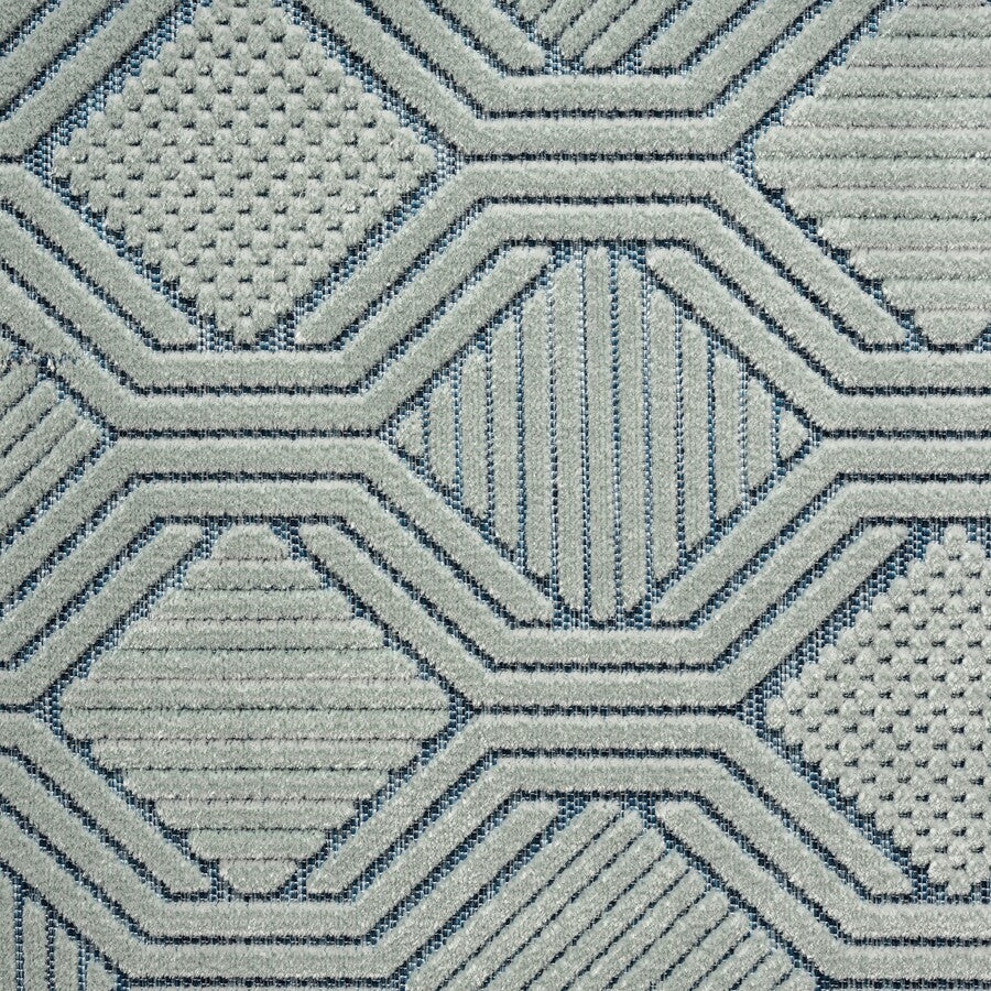 Jennifer Rug ( Navy / Silver )