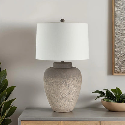 Lattuga Textured Beige Table Lamp