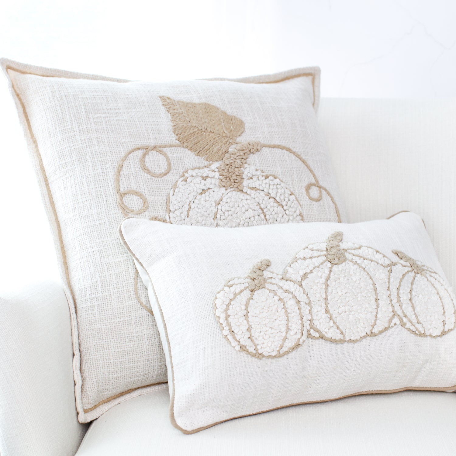 Triple Pumpkin Pillow