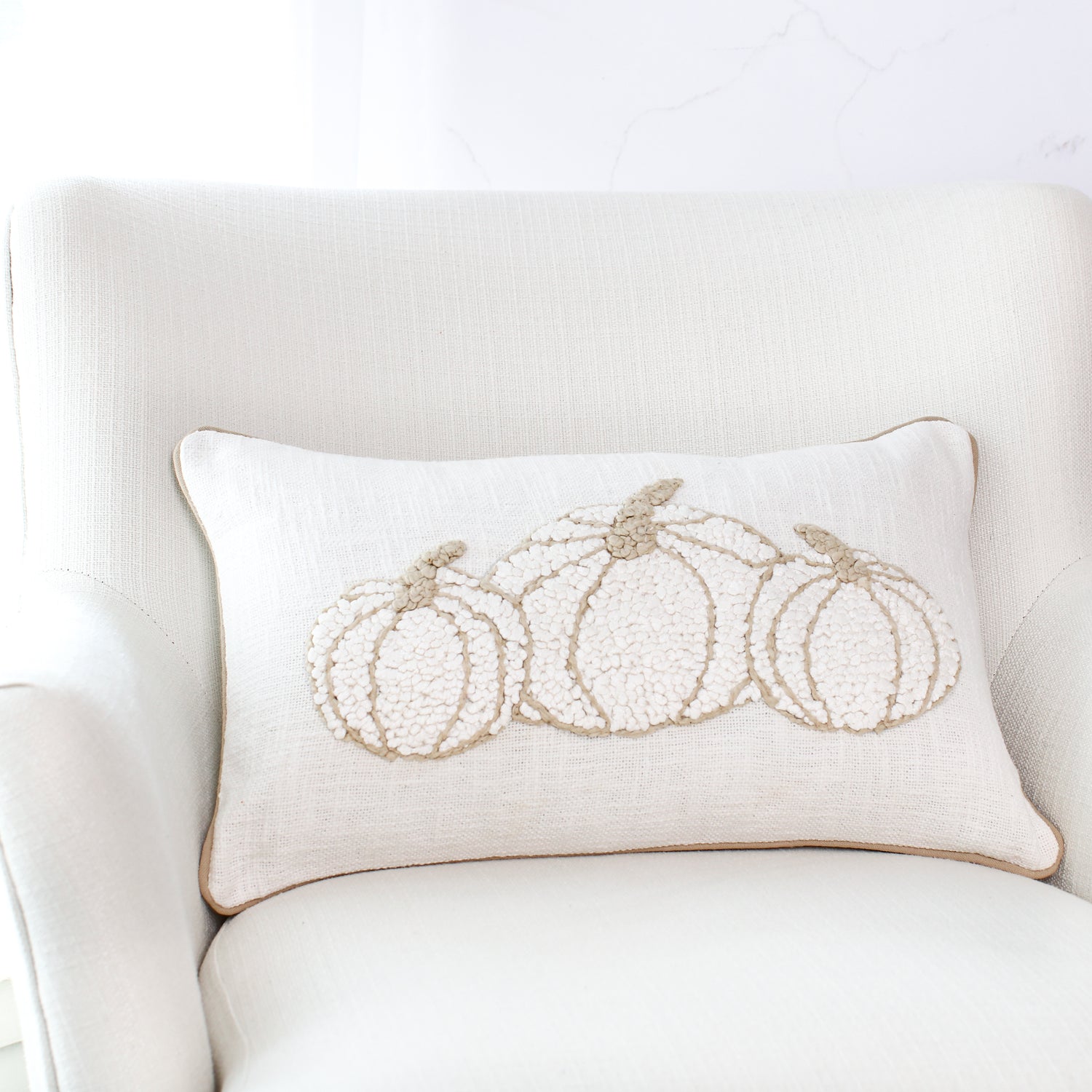 Triple Pumpkin Pillow