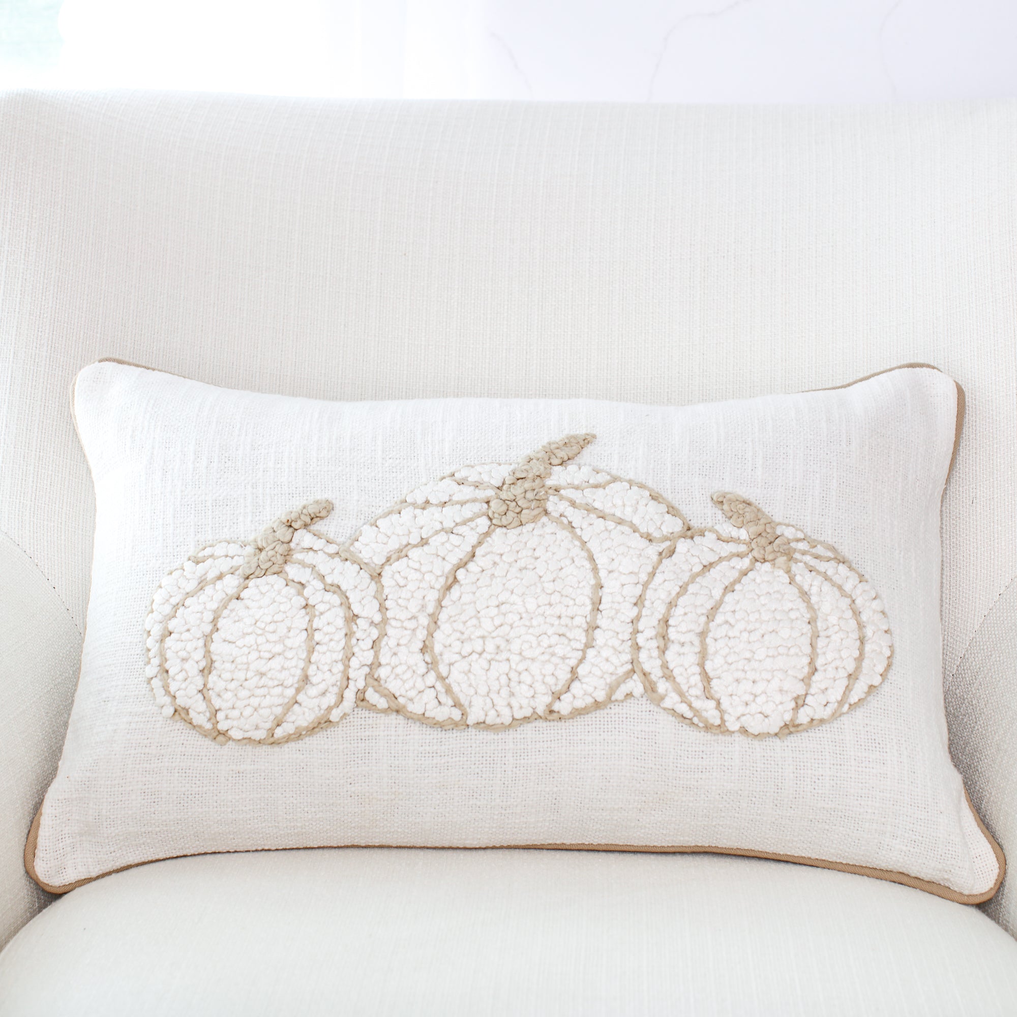Triple Pumpkin Pillow