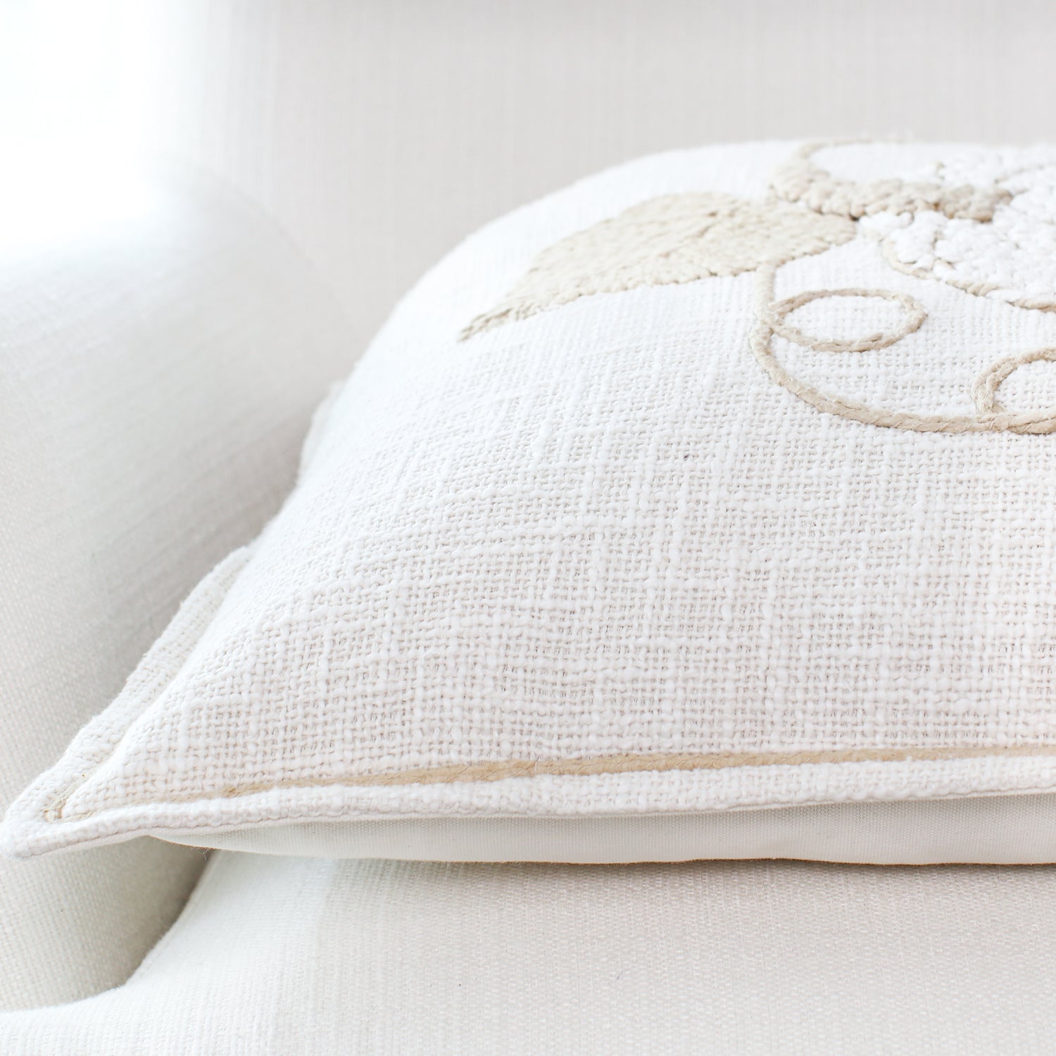 Pumpkin Pillow with Border Stitching- 20 x 20