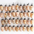 Mercury Glass Mini-Acorn Ornaments Set of 36 featuring vintage-inspired mini-acorns in champagne and light bronze finishes, perfect for fall decor.