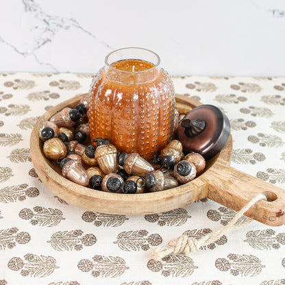 Mercury Glass Mini-Acorn Ornaments-Set of 36