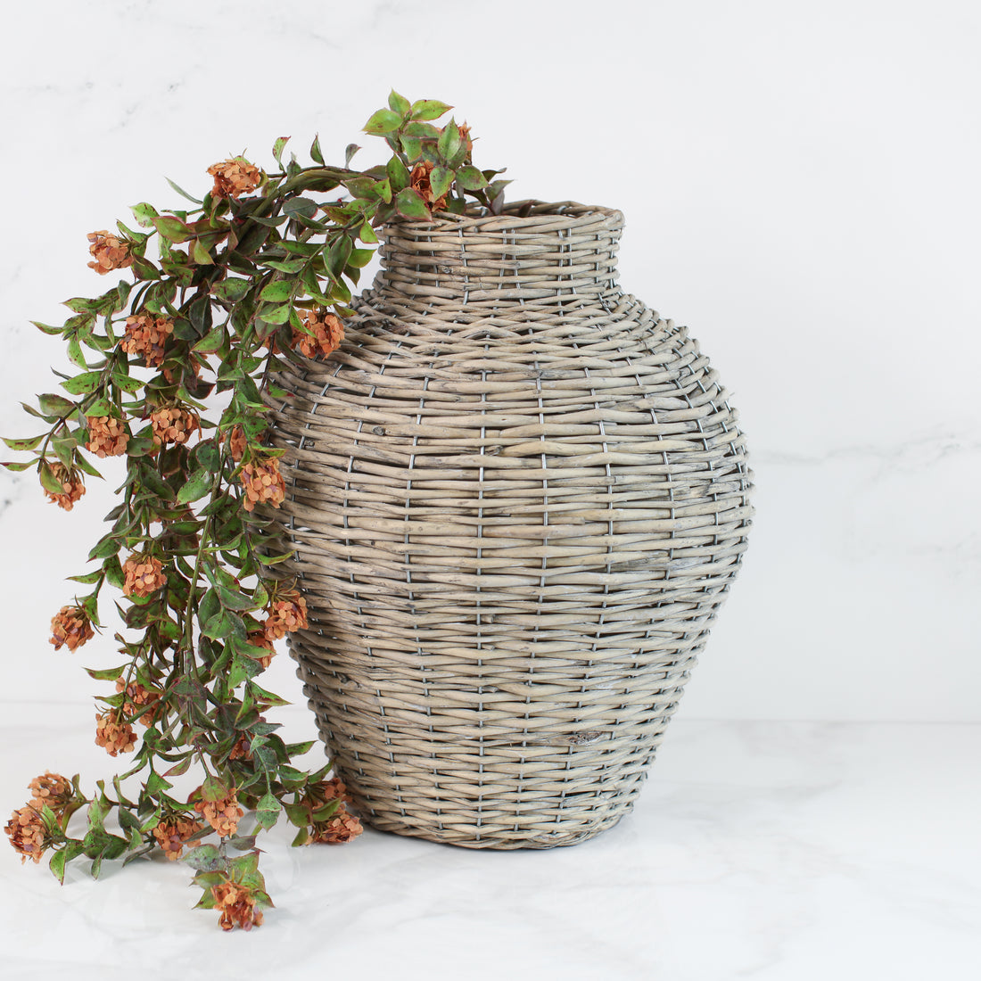 Late Bloomer Draping Orange Vine