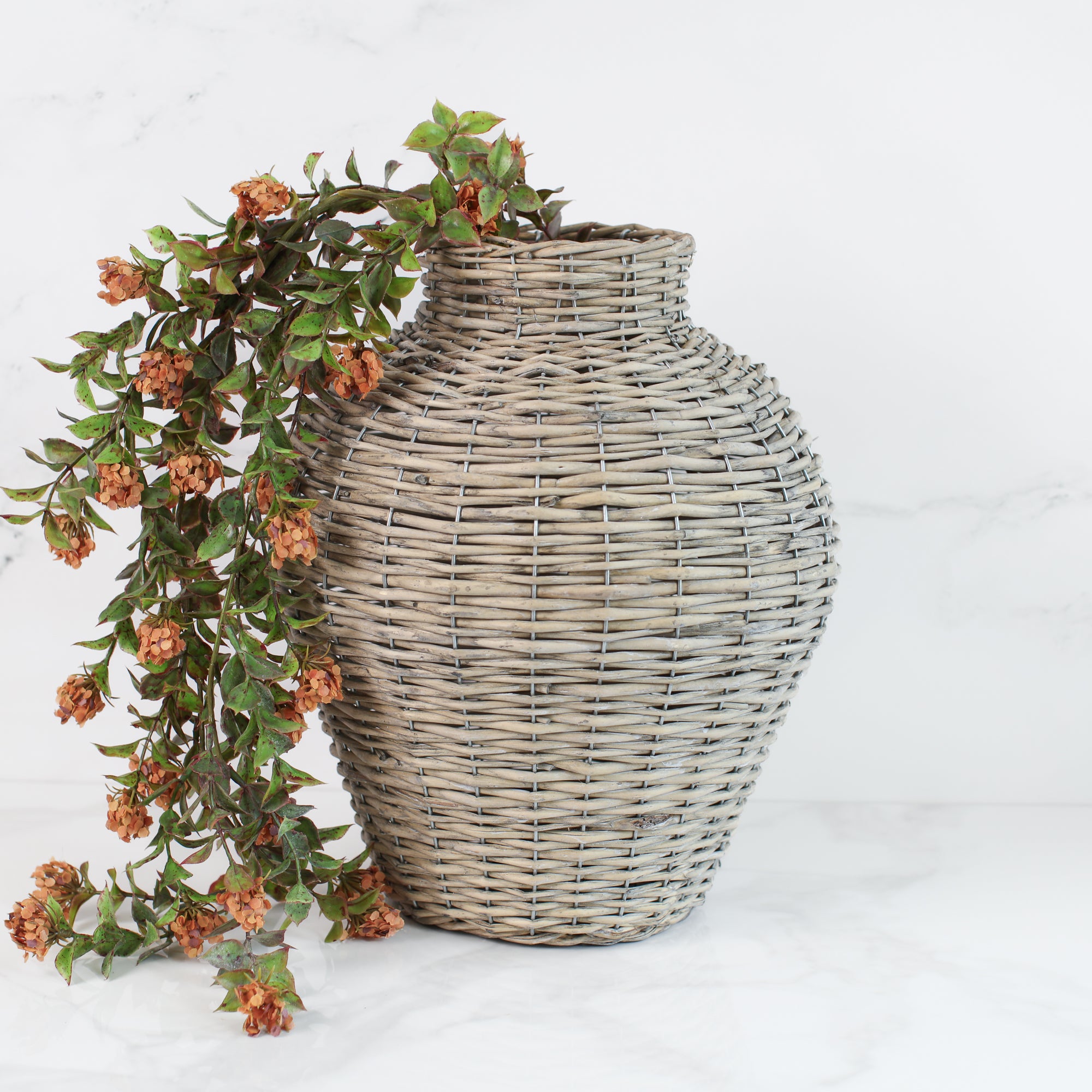 Late Bloomer Draping Orange Vine