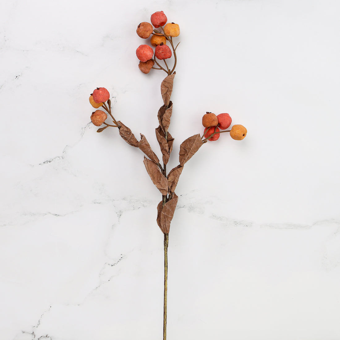 19&quot; Yellow and Orange Pumpkin Branch