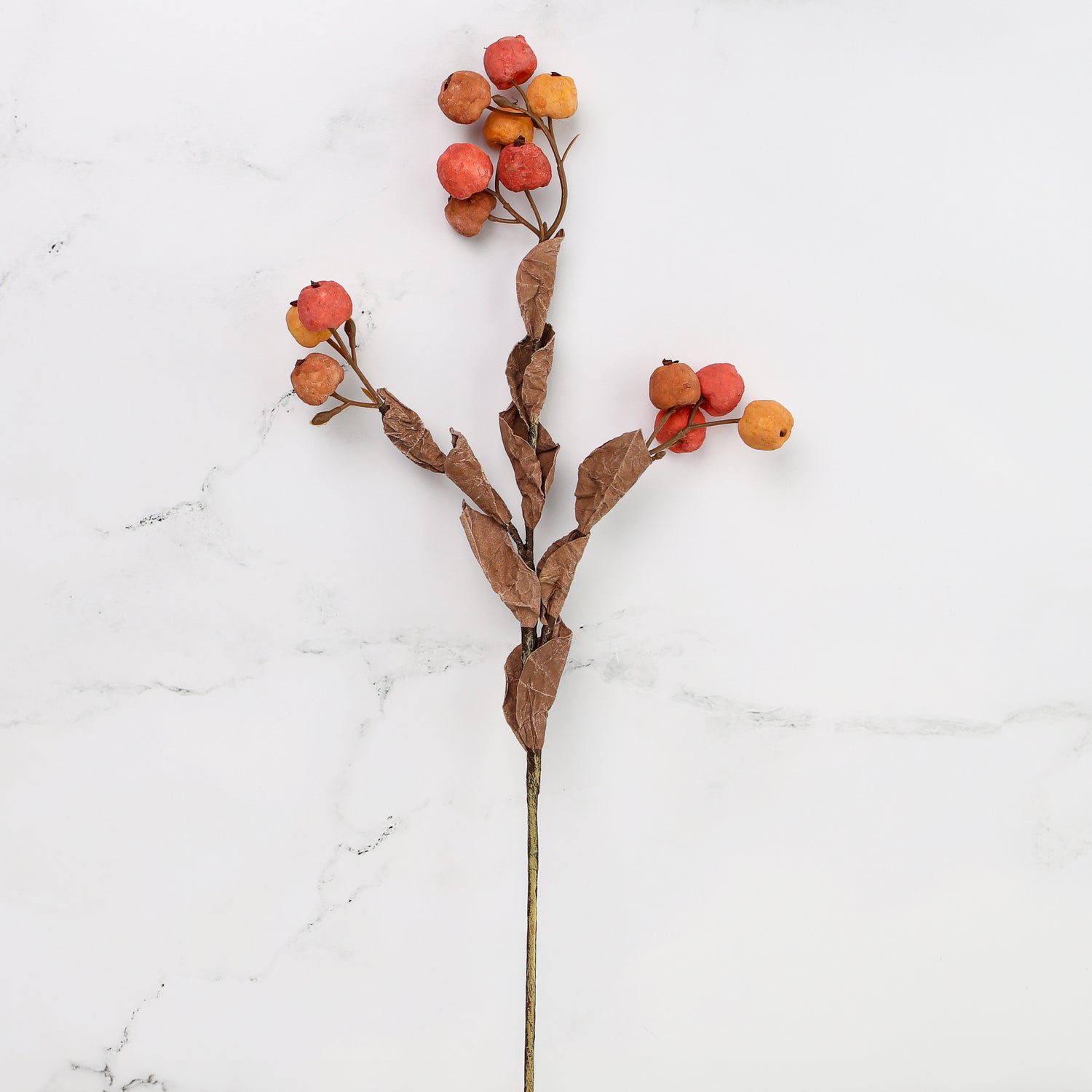 19&quot; Yellow and Orange Pumpkin Branch