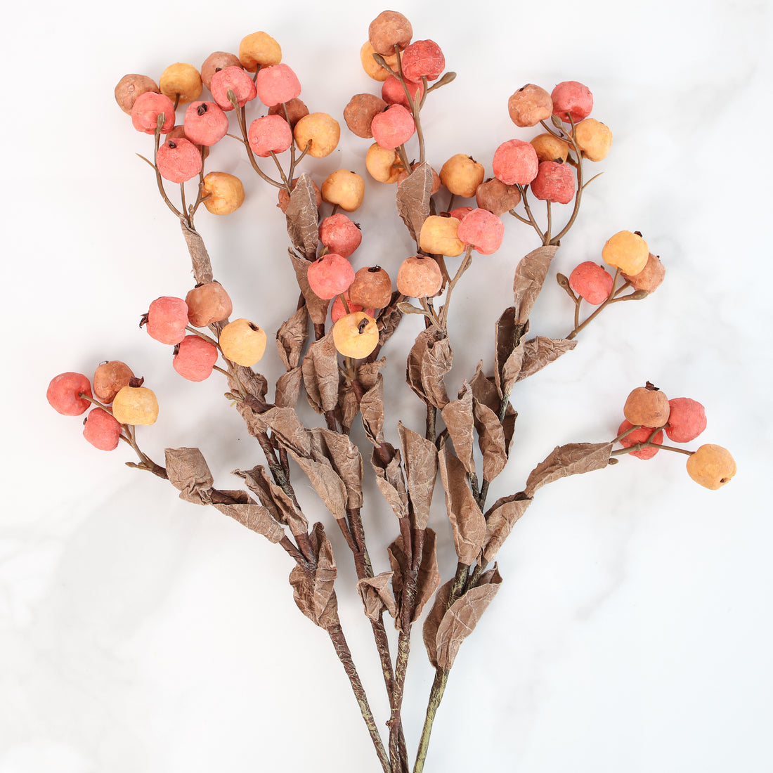 19&quot; Yellow and Orange Pumpkin Branch