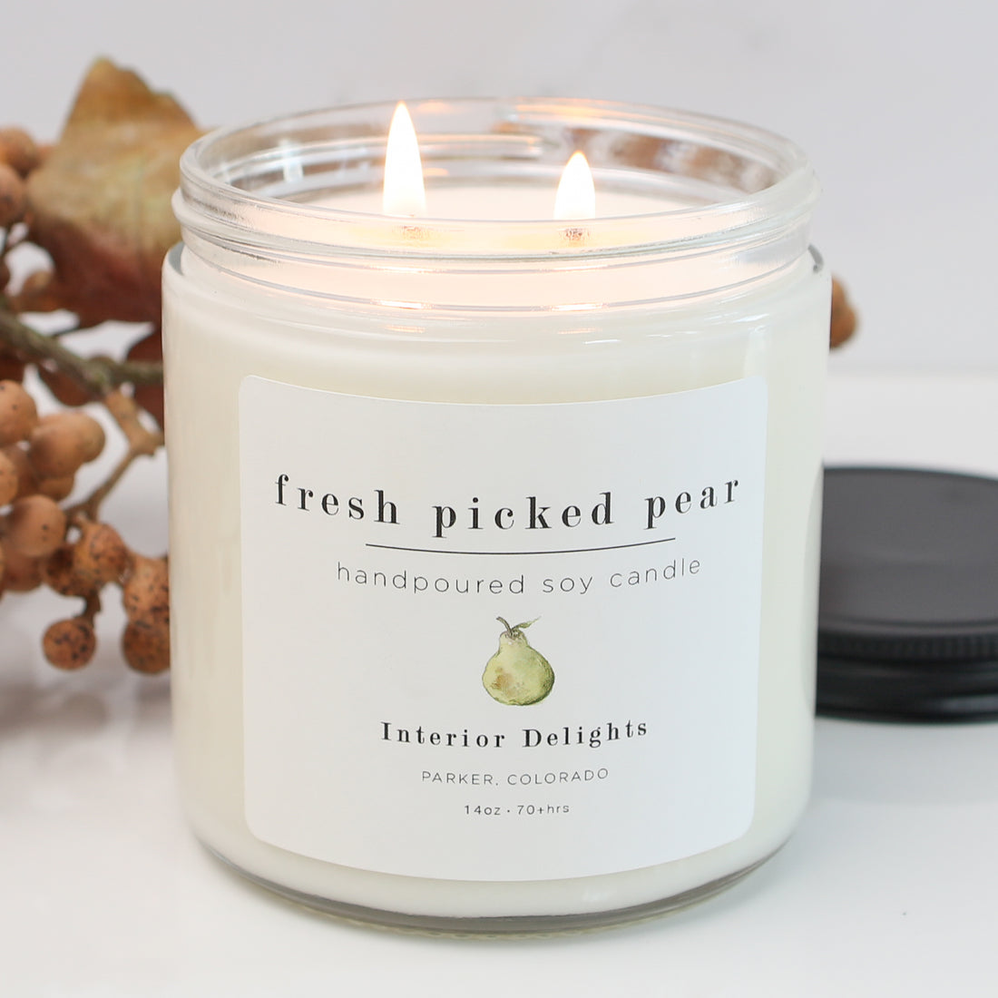 14oz Fresh Pear Candle