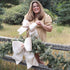Large Champagne Outdoor Velvet Bow - Interior Delights