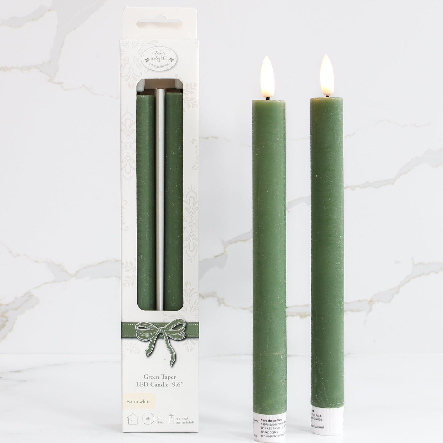 Pinecone &amp; Taper Candle Arrangement