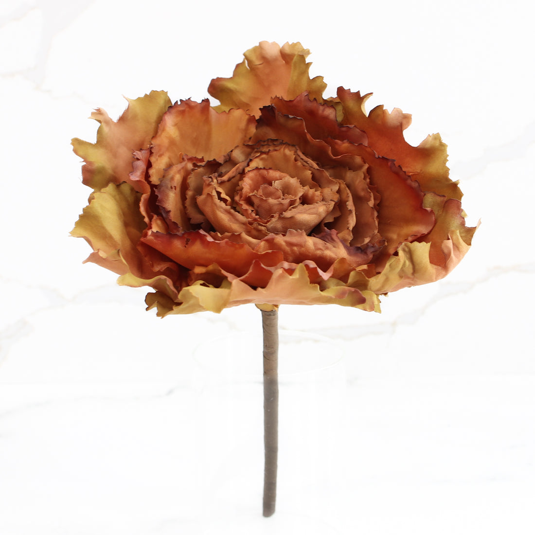 Orange Ornamental Cabbage Pick