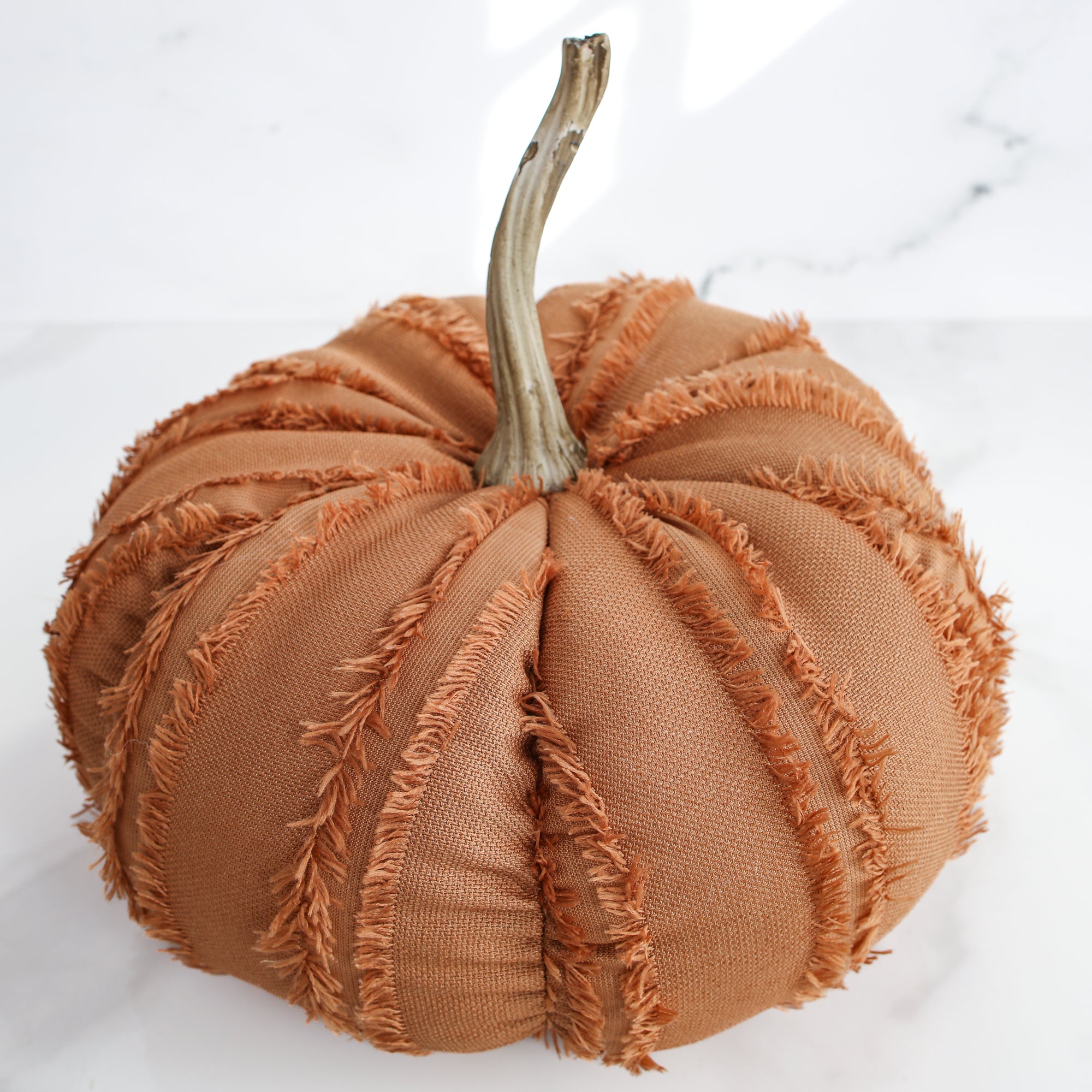 Medium Orange Fringe Pumpkin