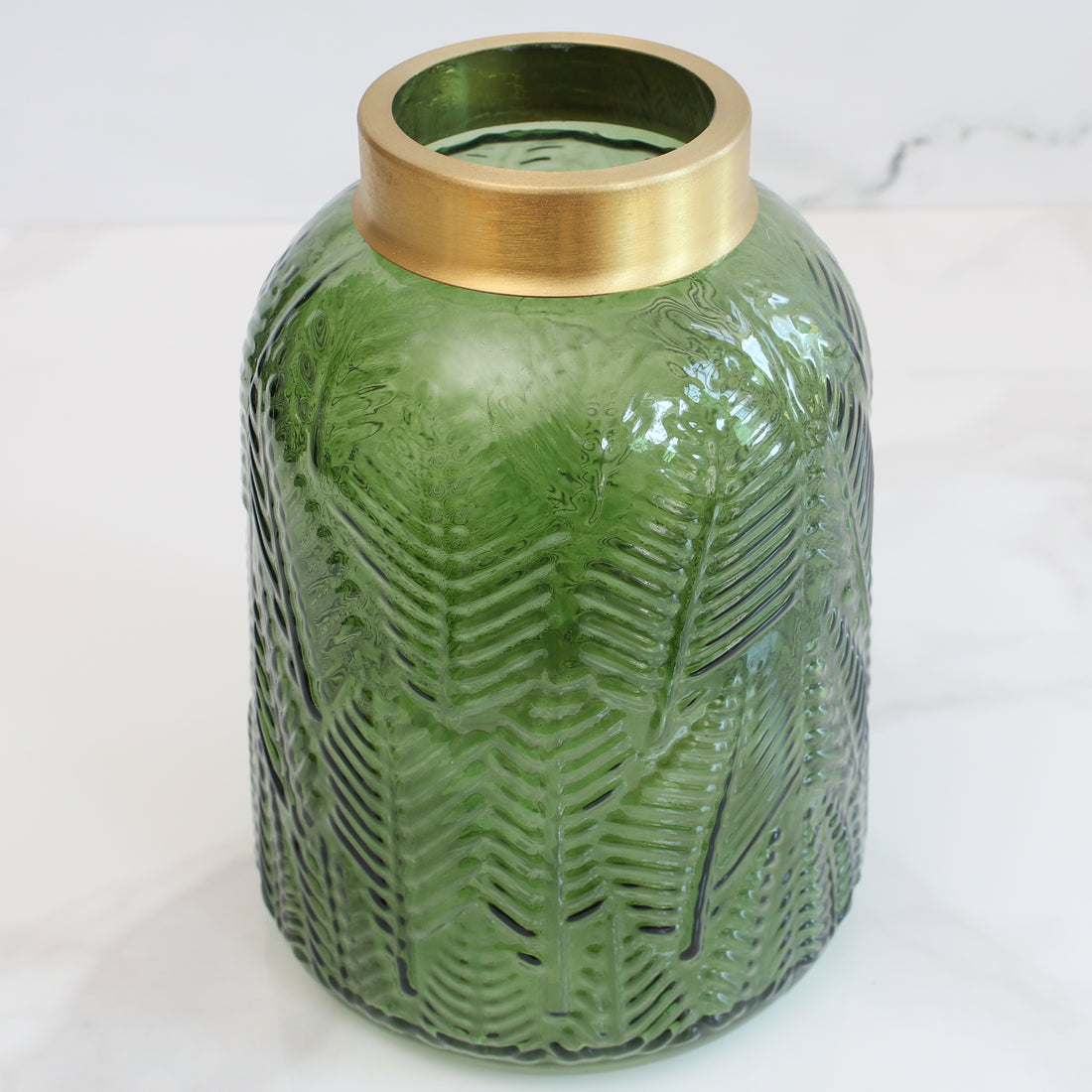 Medium Emerald Glass Vase