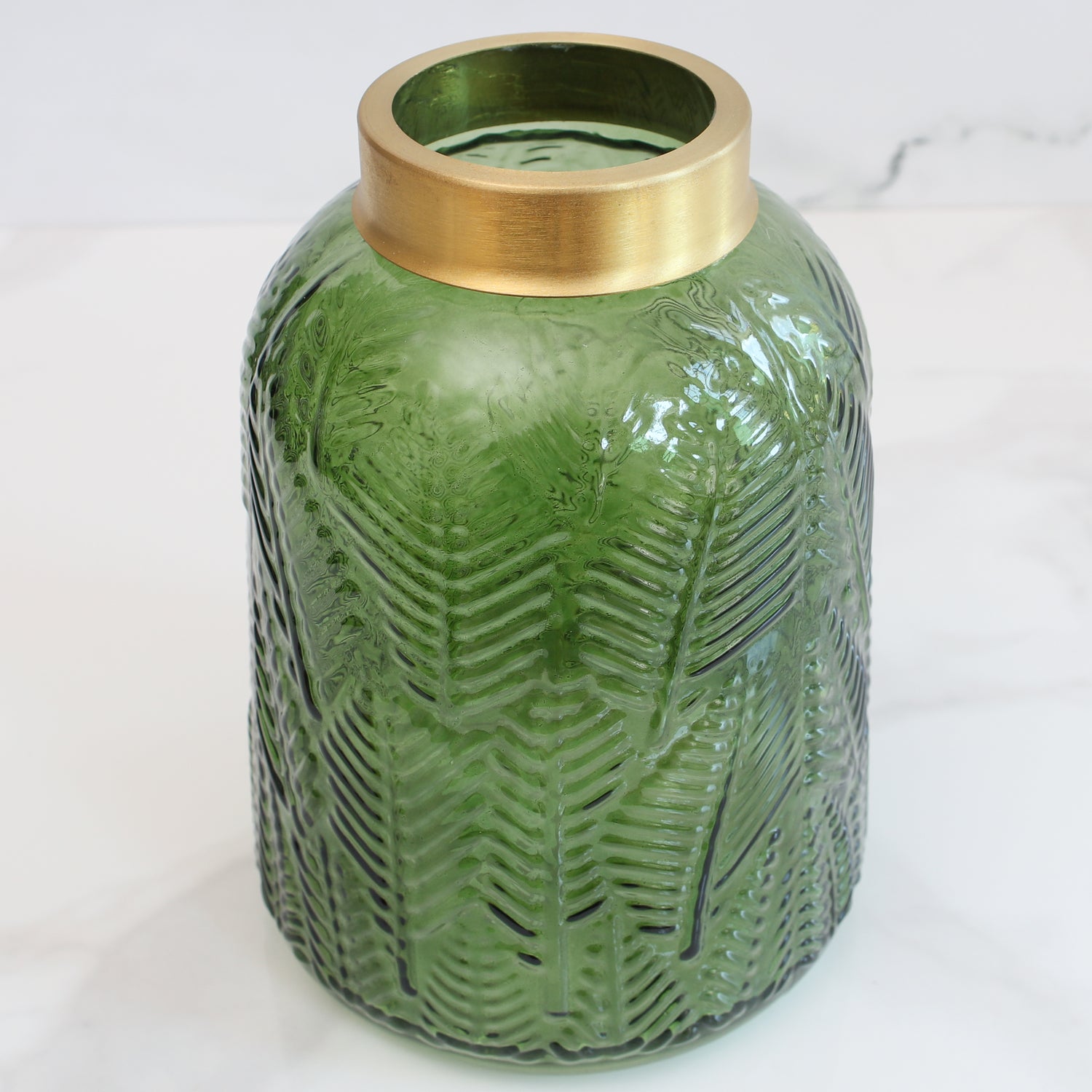 Medium Emerald Glass Vase