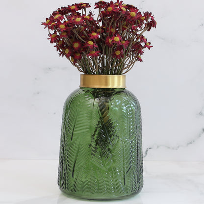 Medium Emerald Glass Vase