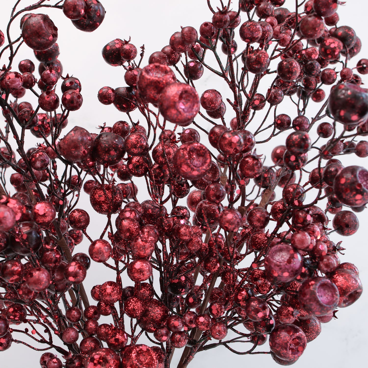 27&quot; Burgundy Berry Spray