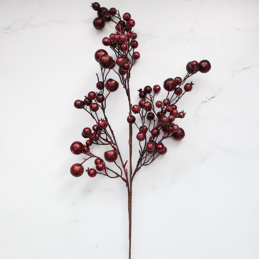 27&quot; Burgundy Berry Spray