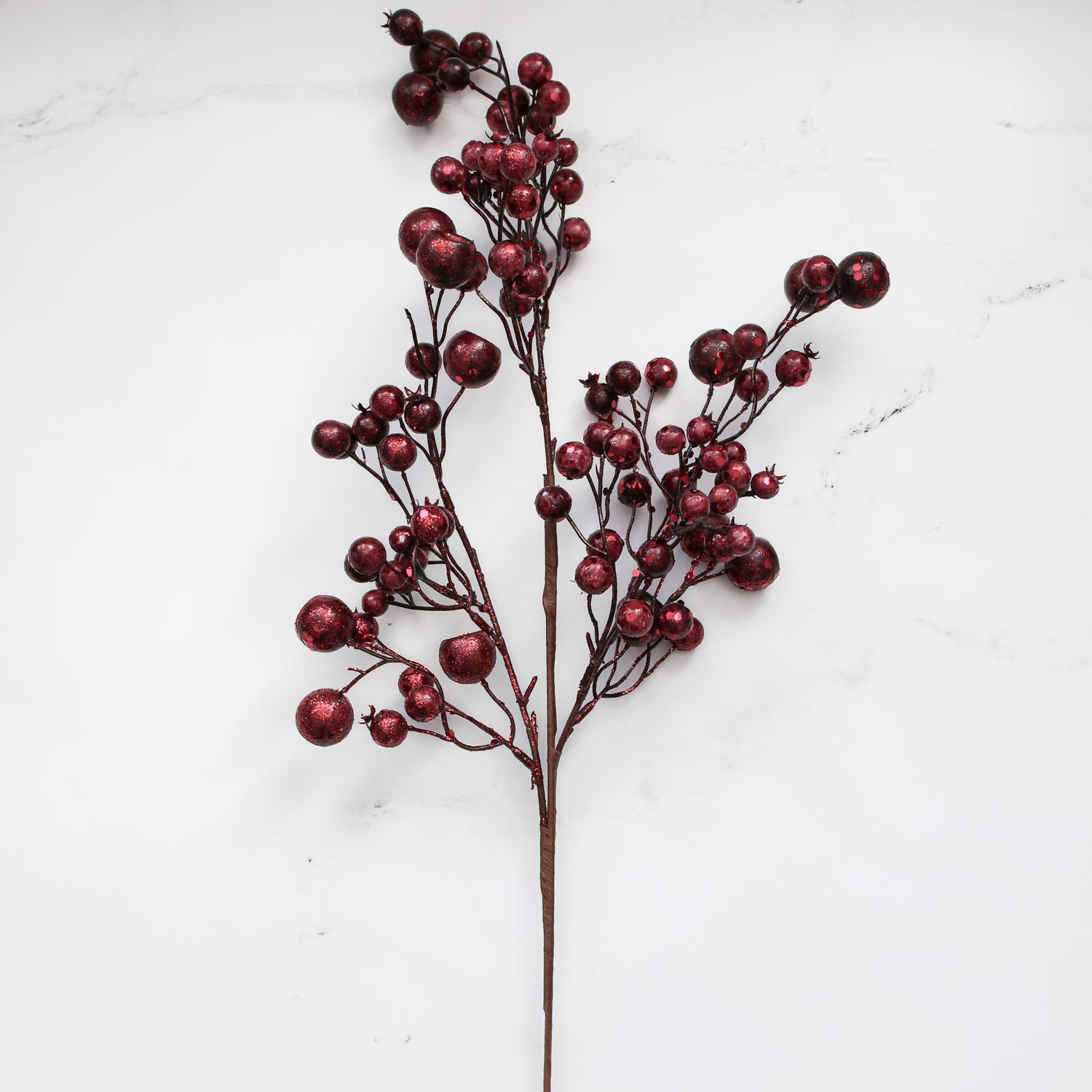 27&quot; Burgundy Berry Spray