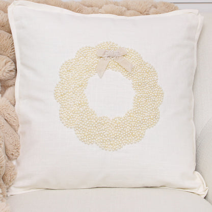Christmas Wreath Pearl Pillow