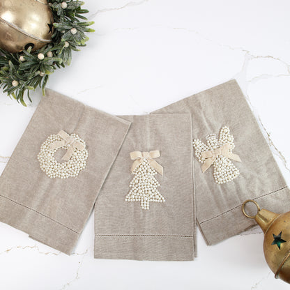 Pearl Christmas Towels- 3 Styles