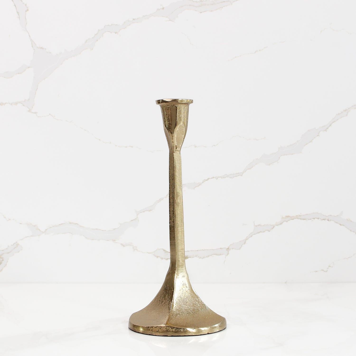 Small Antique Gold Candleholder