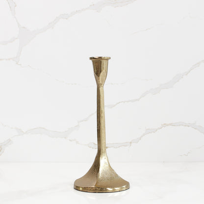 Small Antique Gold Candleholder