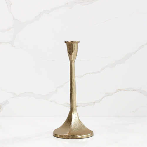 Small Antique Gold Candleholder