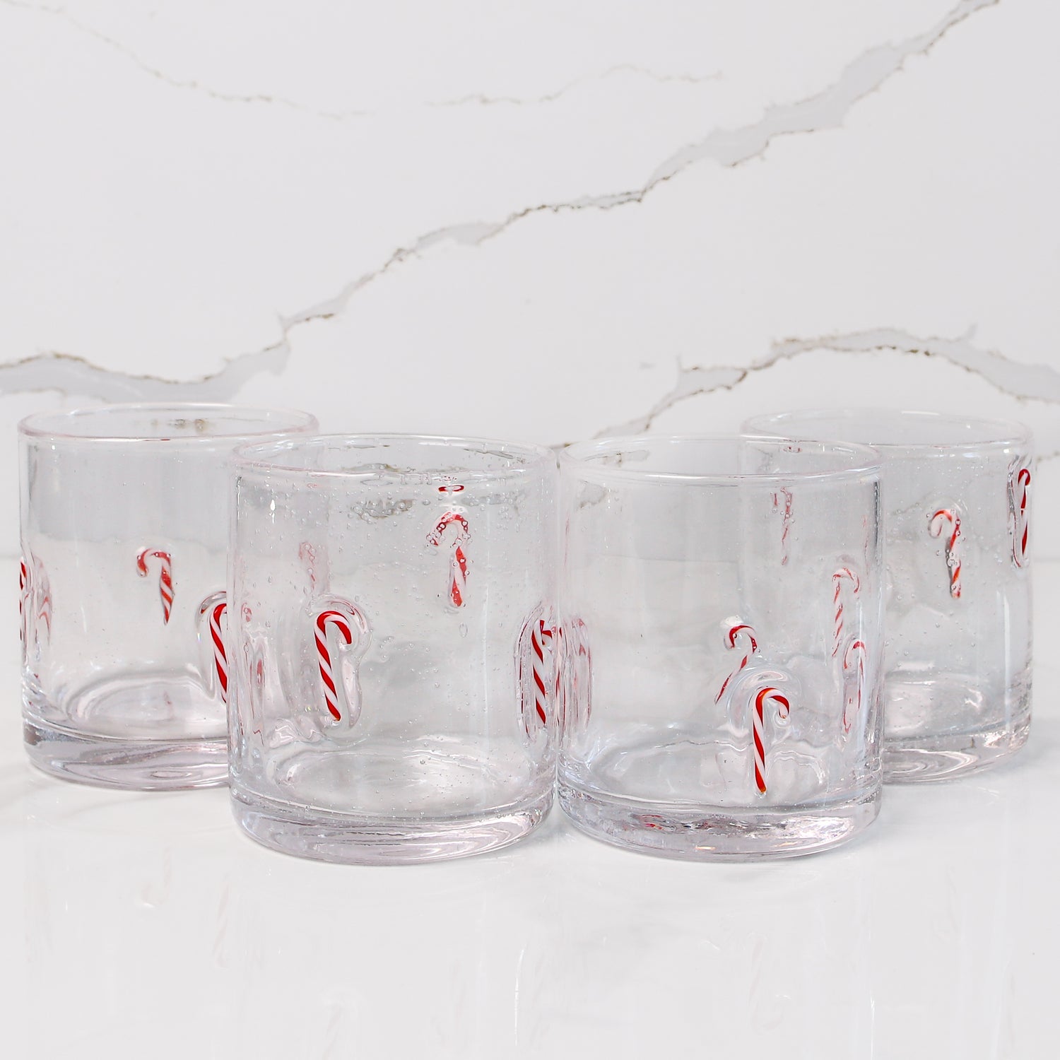 Candy Cane Glass