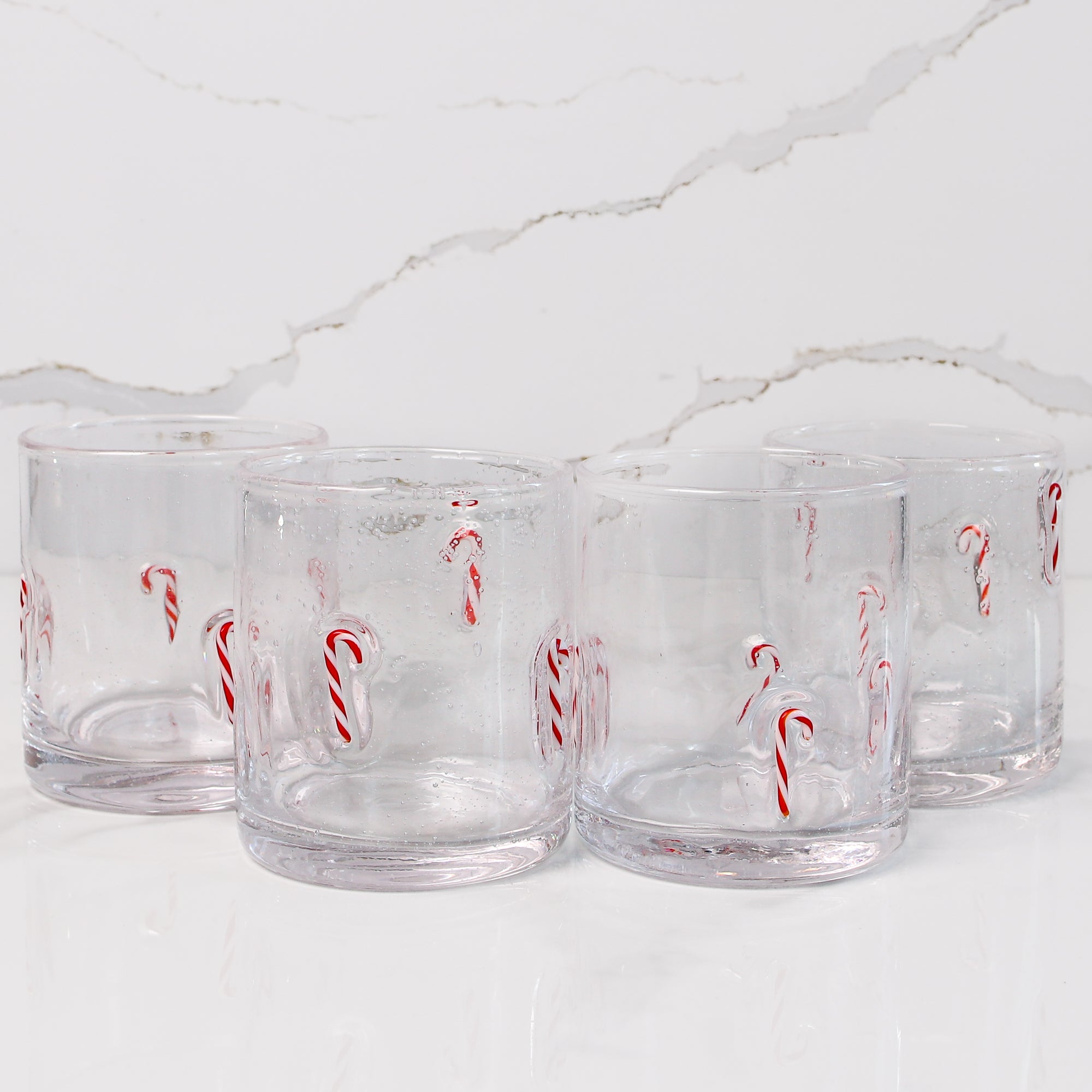 Candy Cane Glass