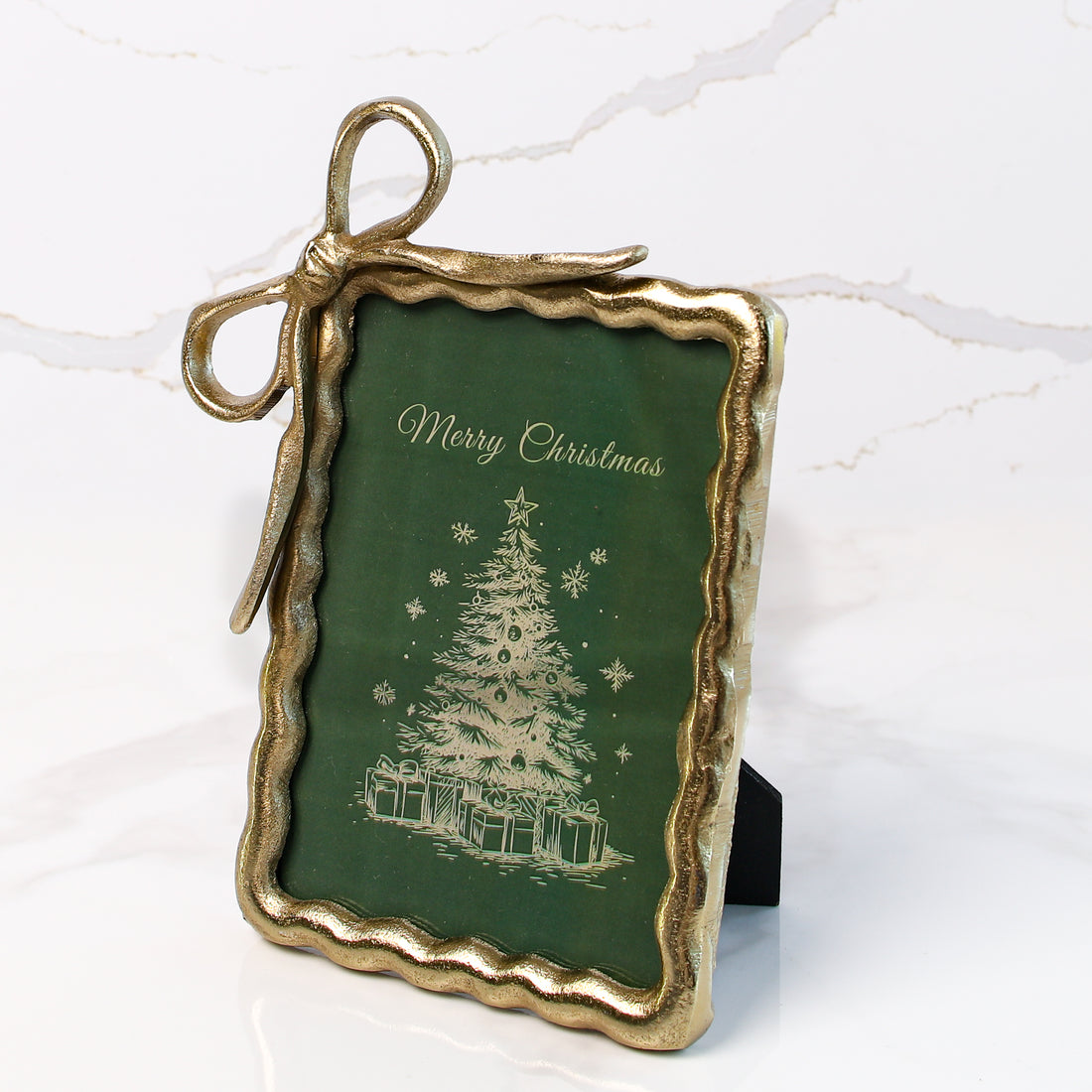 Small Gold Ribbon Photo Frame