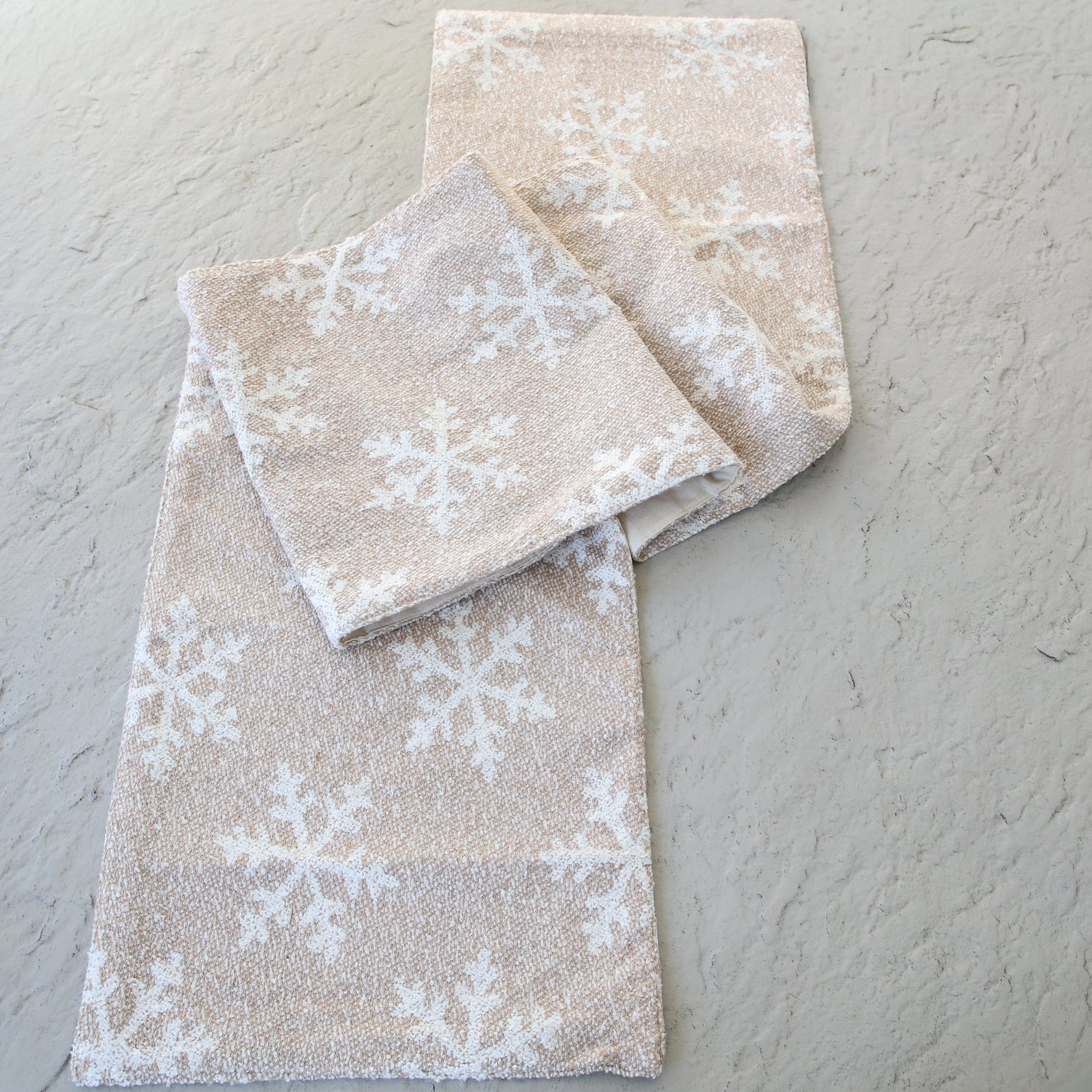 Woven Snowflake Table Runner