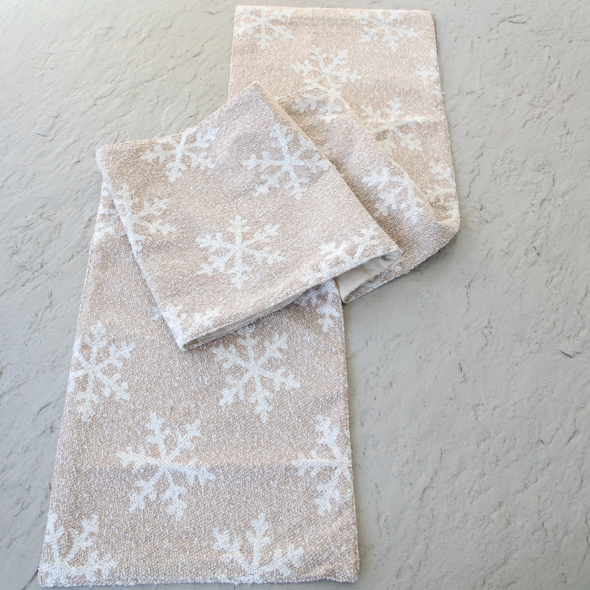 Woven Snowflake Table Runner