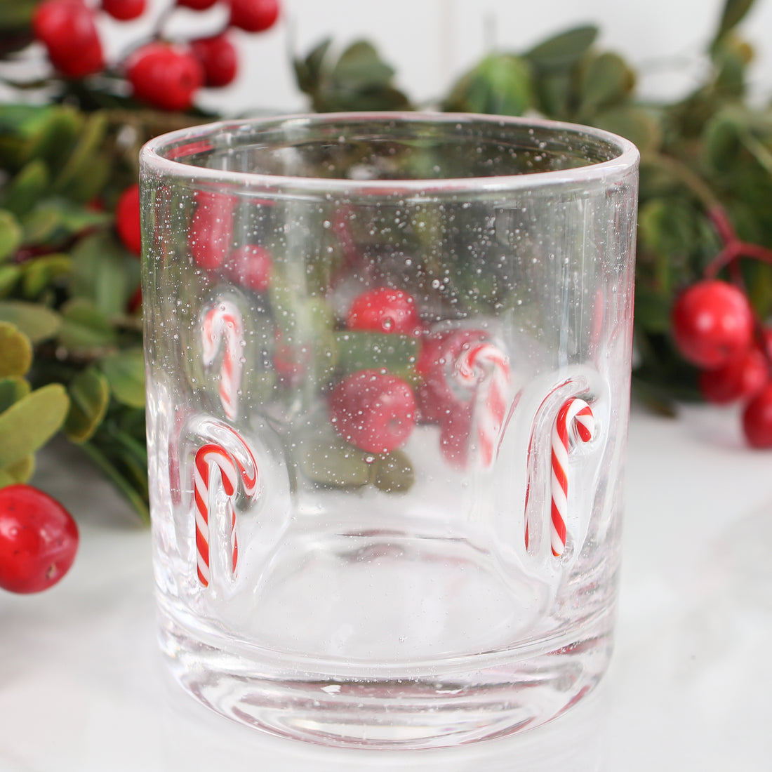 Candy Cane Glass