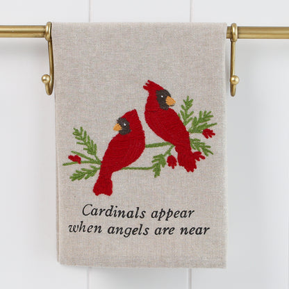 Embroidered Cardinal Towels- 2 Styles