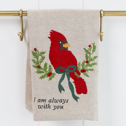 Embroidered Cardinal Towels- 2 Styles